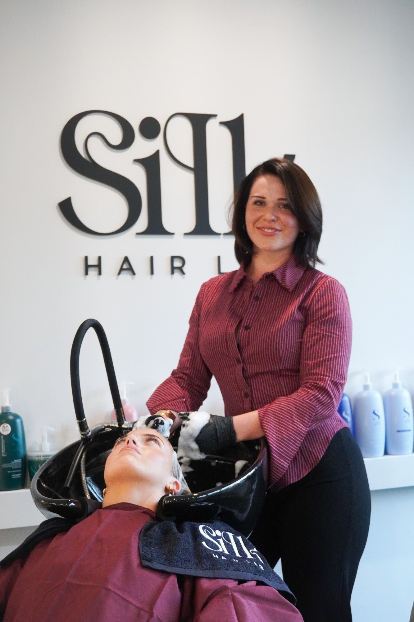 Liv, hairdresser at Silk Hair Lab