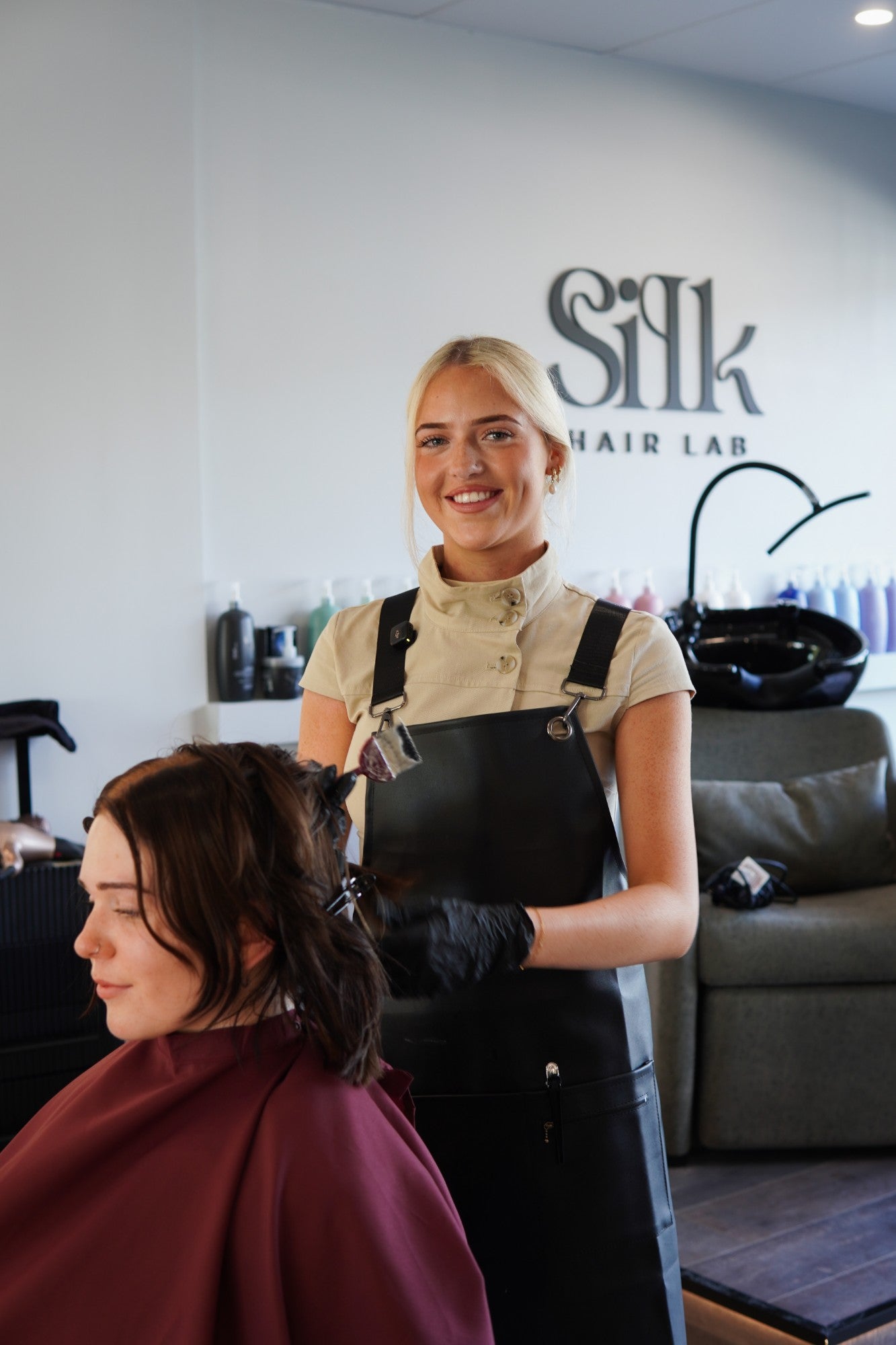 Makenna Bates, hairdresser at Silk Hair Lab